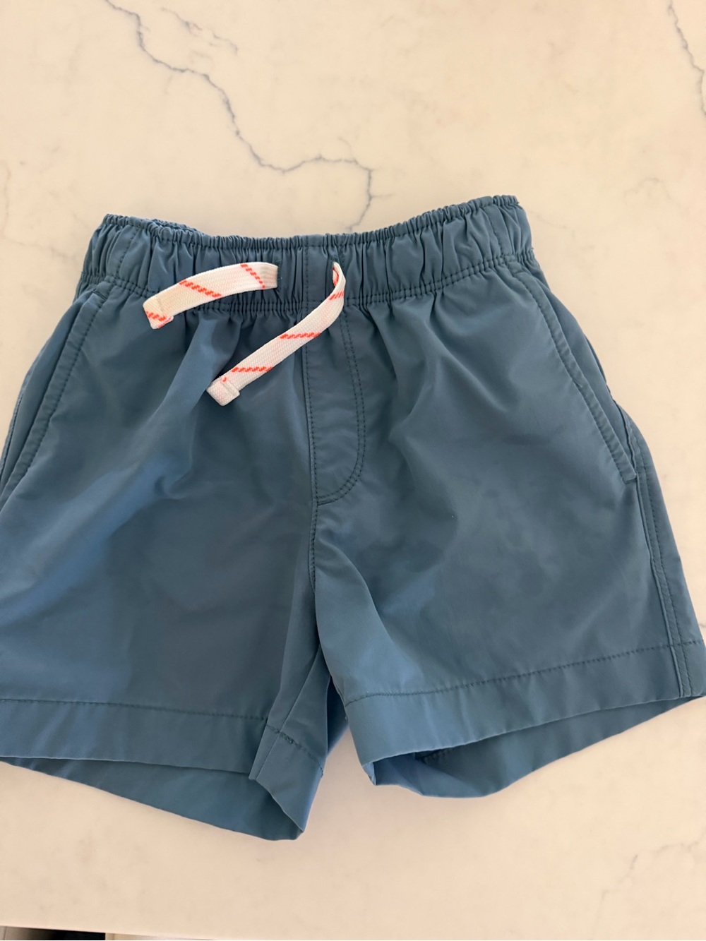 CREWCUTS performance 3T slate blue shorts